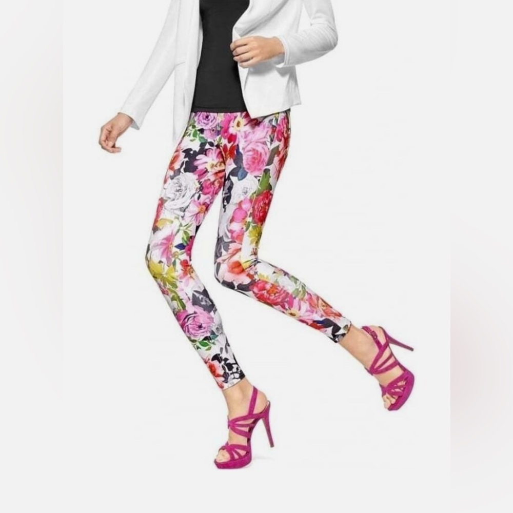 HUE Floral Print Women's Leggings